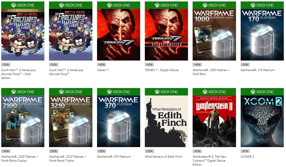 Promoções de Jogos para Xbox em Dezembro