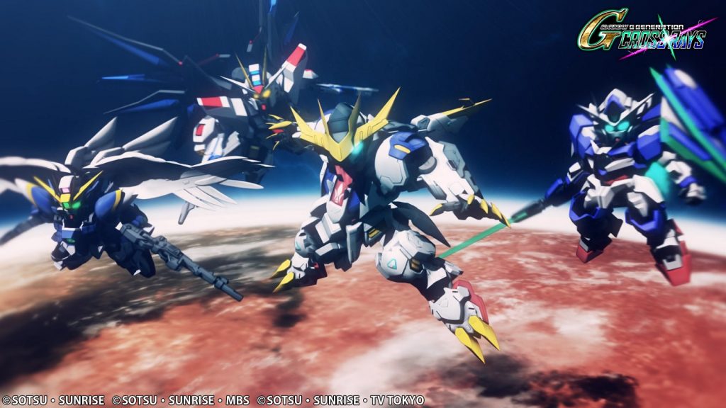 SD Gundam G Generation Cross Rays chega ao PC 