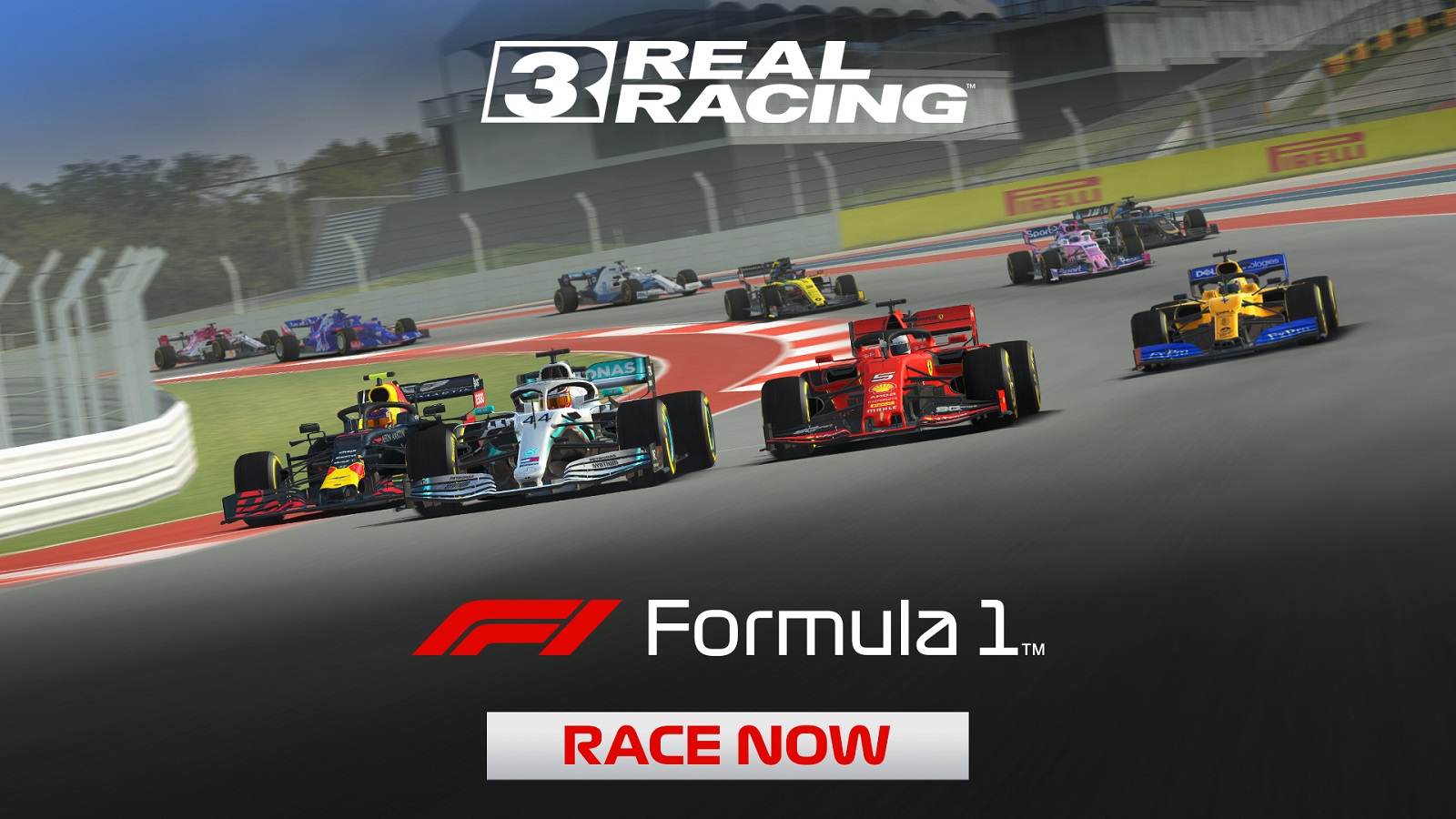 Formula 1 chega ao game Real Racing 3