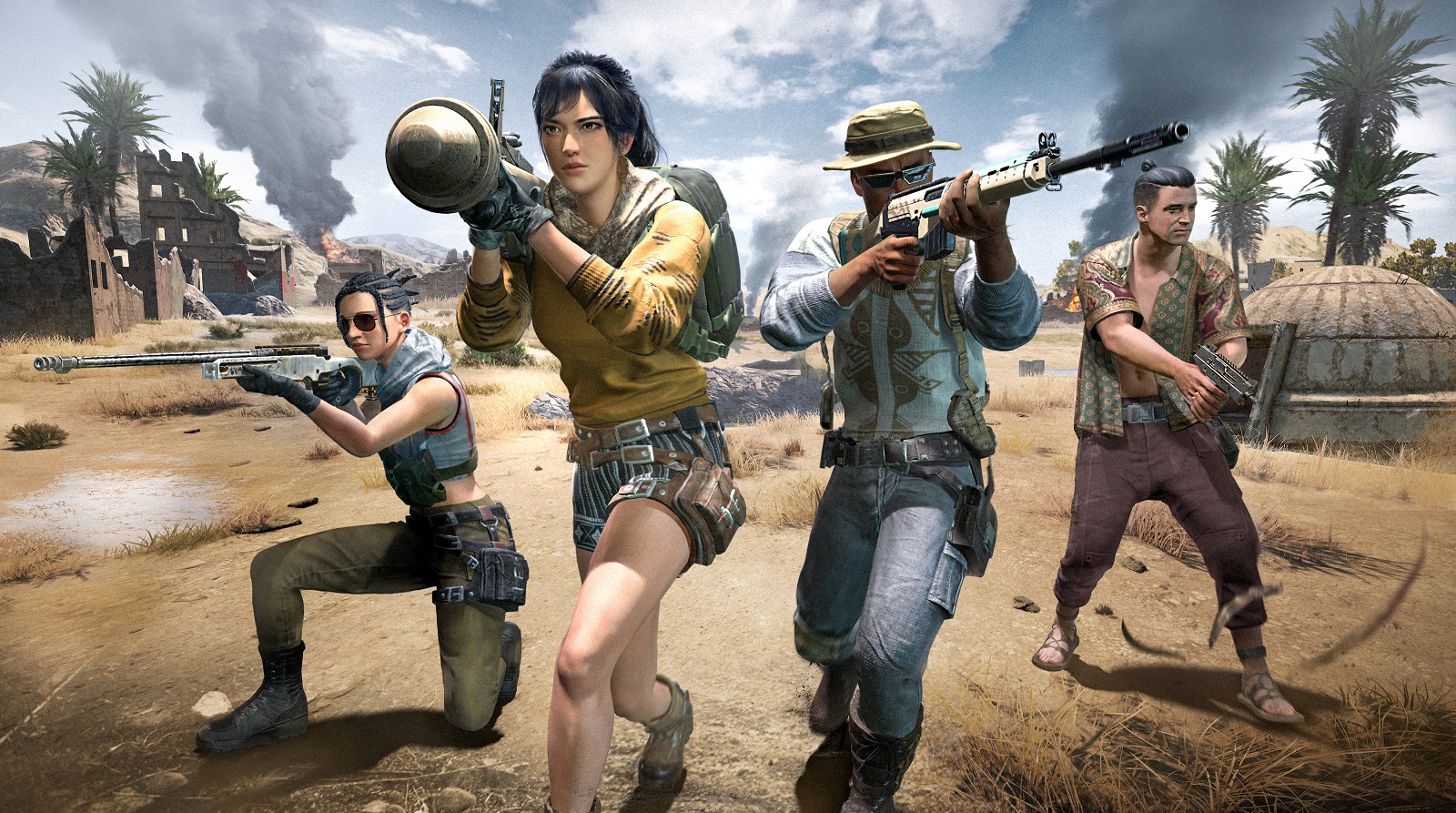 PUBG: Update 6.3 está à caminho do PC e 6.2 chega aos consoles. A destruidora Panzerfaust já está disponível no servidor de testes do PC, e jogadores do PlayStation 4 e Xbox One agora podem lutar juntos no mesmo esquadrão.