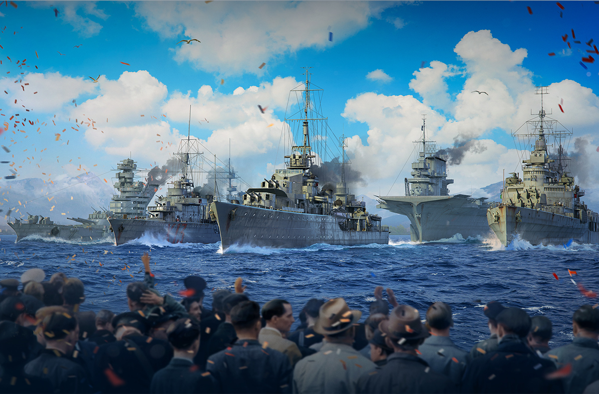 World of Warships prepara desfile virtual da marinha exclusivo para o Dia da Vitória