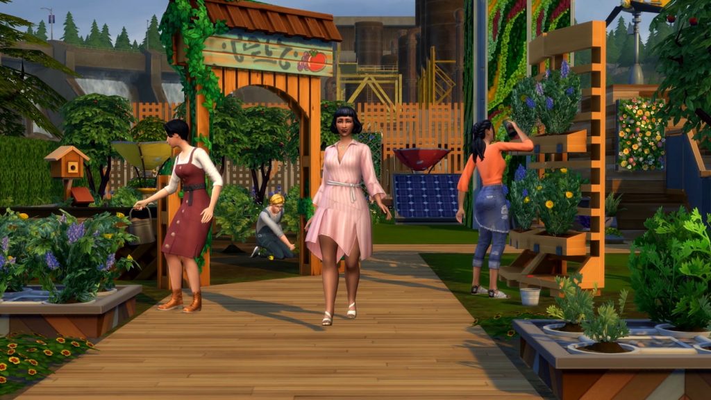 Um ambiente mais verde espera por você em The Sims 4 Vida Sustentável