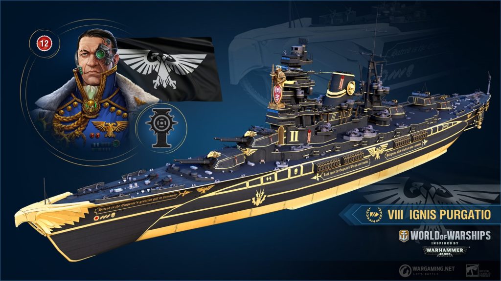 Warhammer 40.000 invade World of Warships