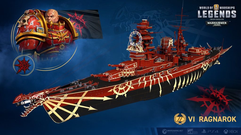 Warhammer 40.000 invade World of Warships