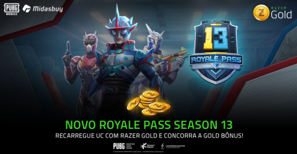 Razer Gold sorteia mais de 130 códigos de até R$500 para fãs de PUBG Mobile