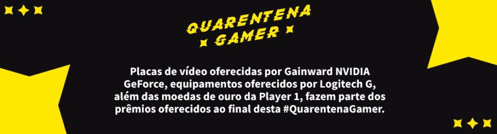 NVIDIA apoia a segunda edição da Player 1 Series a'Quarentena Gamer' da Rede Globo