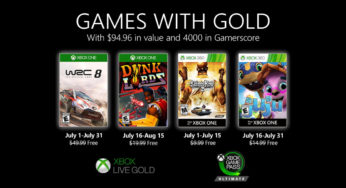 Games with Gold: Julho de 2020