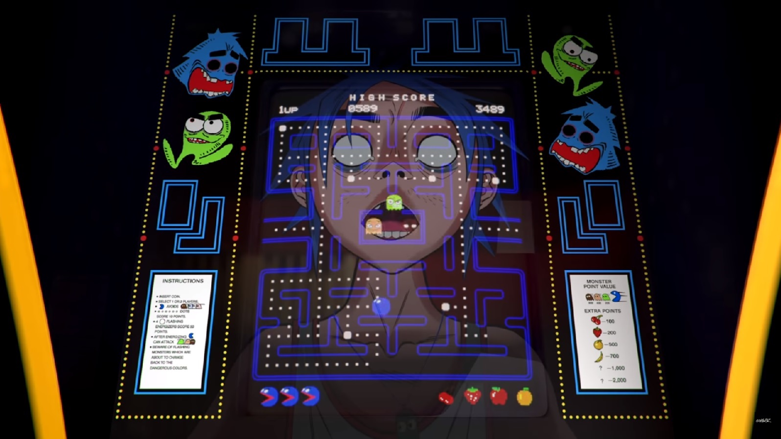 Gorillaz lança nova faixa 'PAC-MAN'