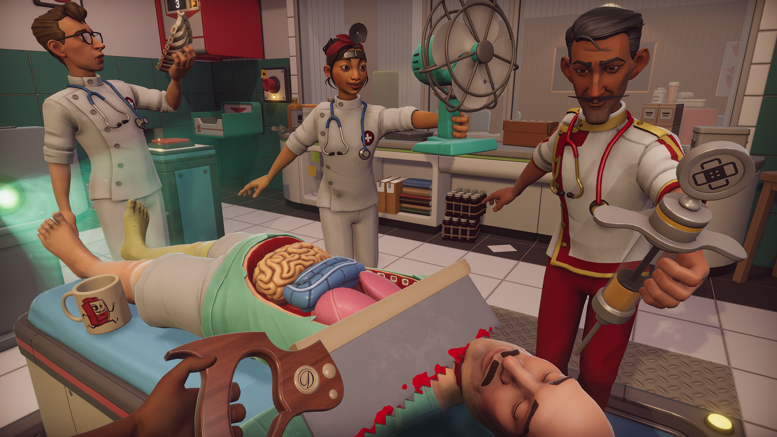 Dr. Brown, de De Volta Para o Futuro, ajuda a lançar Surgeon Simulator 2 durante a Gamescom