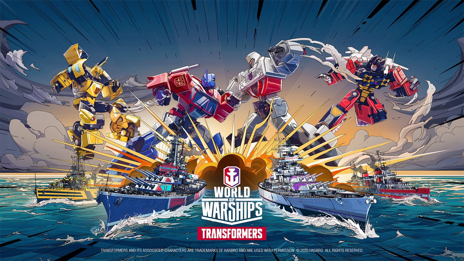 Transformers chegam em World of Warships e World of Warships: Legends