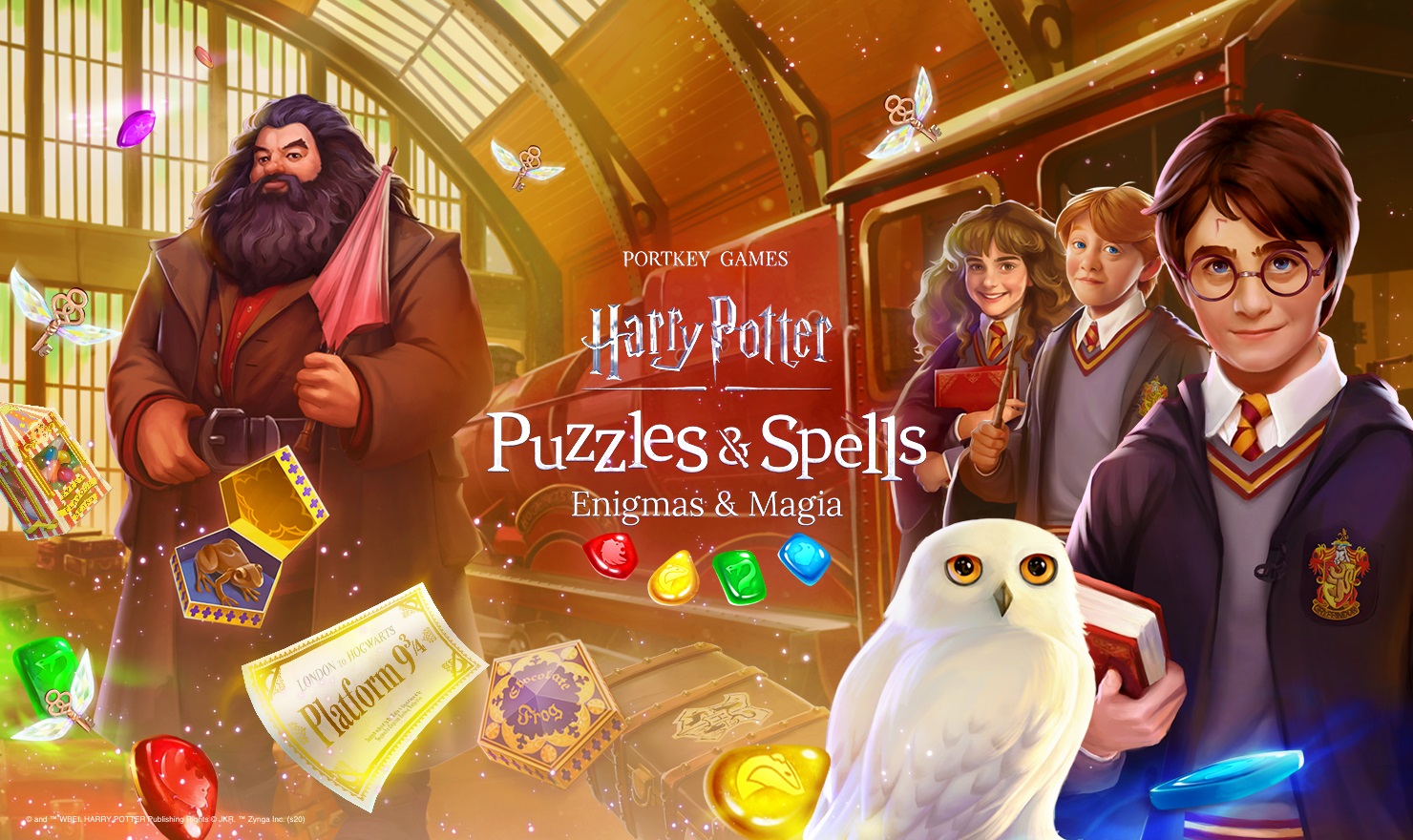 Mergulhe no mundo de Harry Potter: Puzzles & Spells