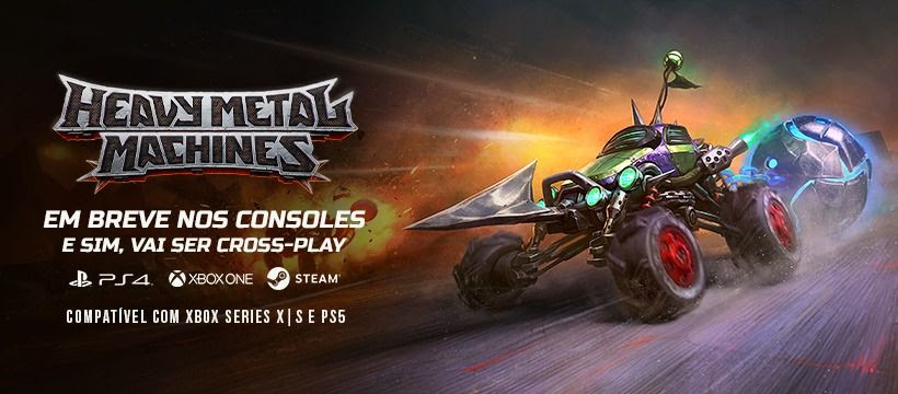 Heavy Metal Machines game brasileiro chegará para consoles no começo de 2021