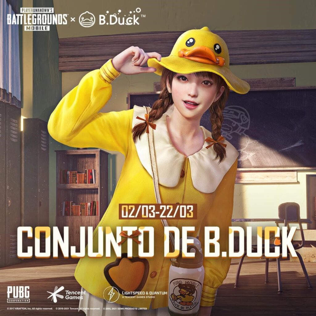 Pato B.DUCK invade o PUBG MOBILE em nova parceria