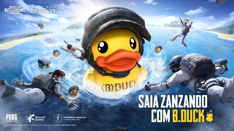 Pato B.DUCK invade o PUBG MOBILE em nova parceria