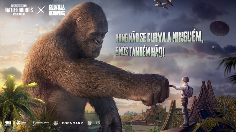 King Kong e Mechagodzilla trazem ainda mais ação ao PUBG MOBILE