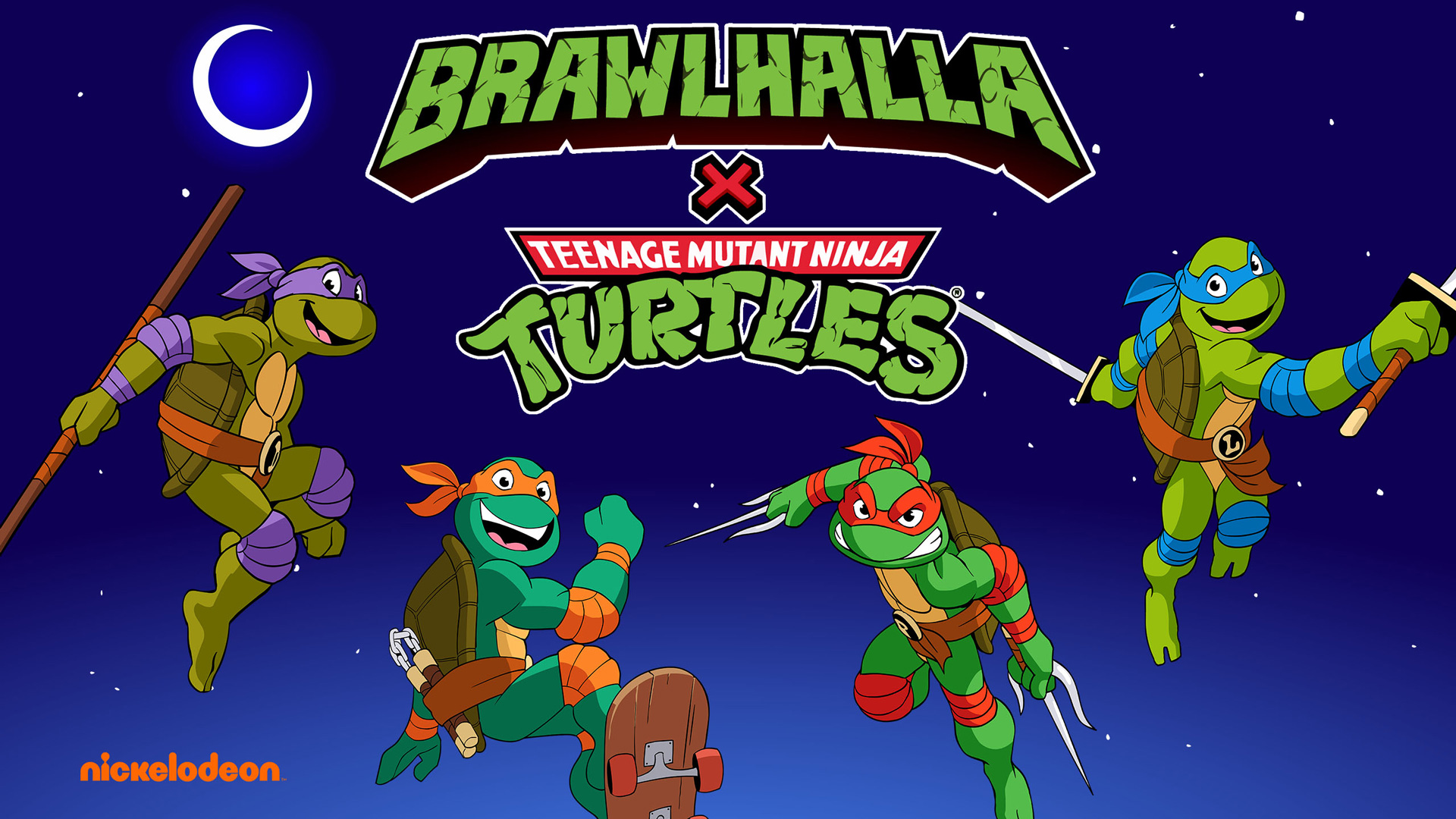 Em um crossover épico as Tartarugas Ninja da Nickelodeon chegam a Brawlhalla