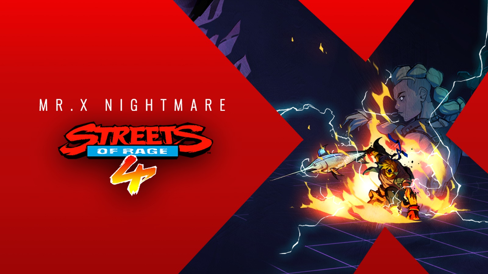 Streets of Rage 4 apresenta sua mais nova DLC “O PESADELO DE MR. X”
