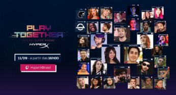 Superpromo HyperX começa nesse sábado com a terceira edição da live HyperX Play Together