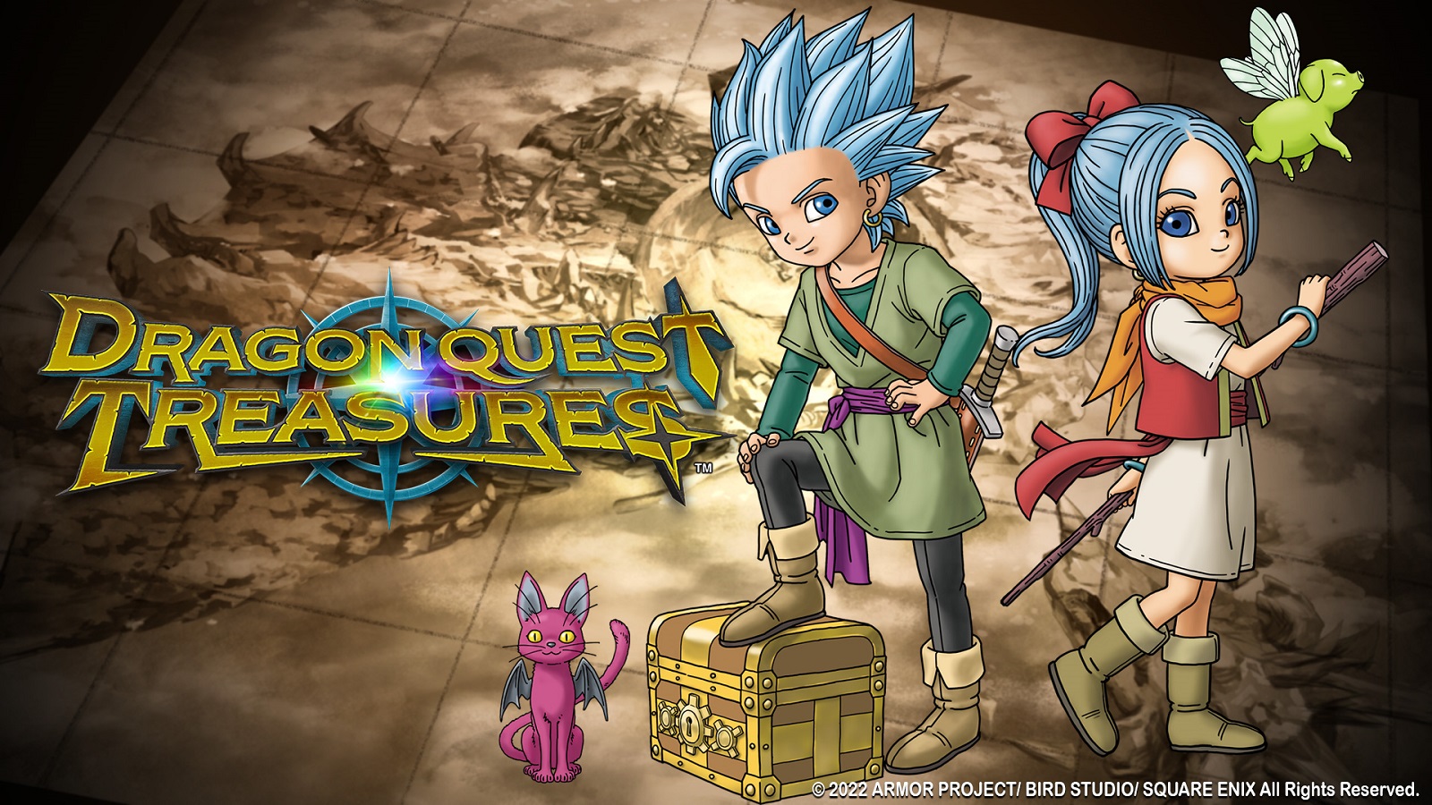 Riquezas ilimitadas esperam você no lançamento de Dragon Quest Treasures