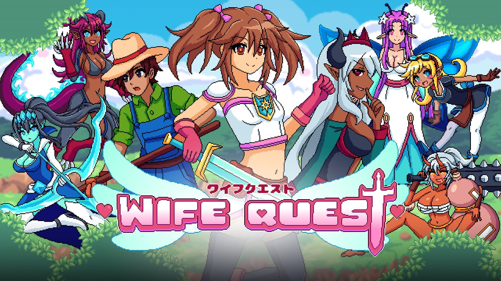 Jogue Wife Quest e ajude Mia a salvar o marido dela de monstros sedutores!