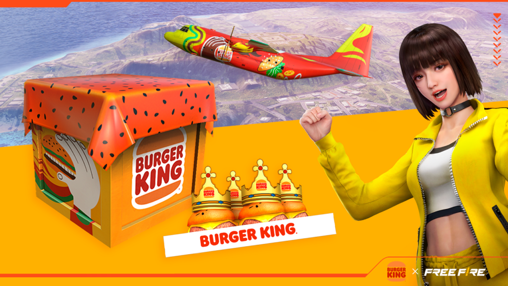 Garena Free Fire: Burger King abre loja temática em parceria com o game
