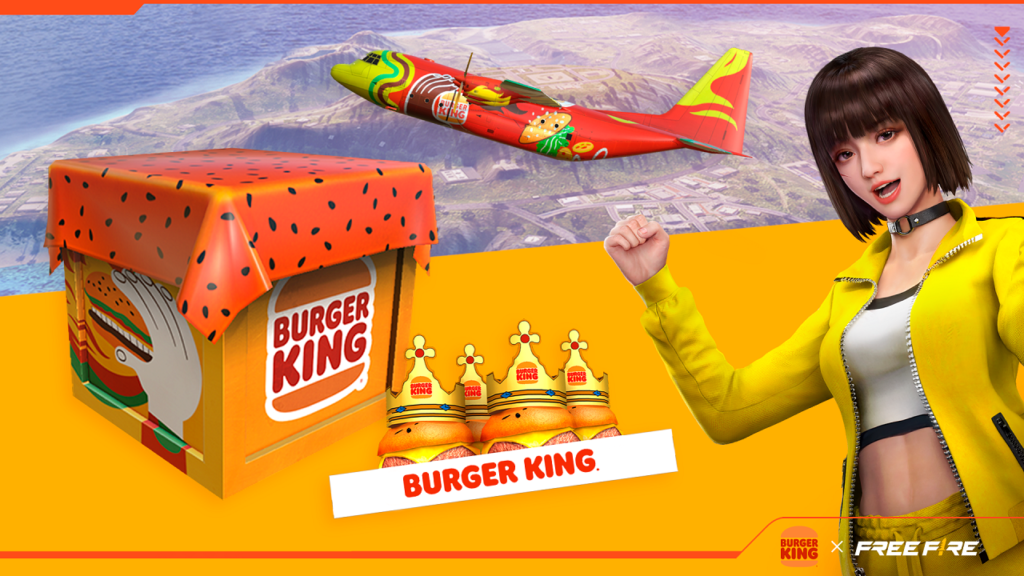 Garena Free Fire Burger King abre loja temática em parceria com o game