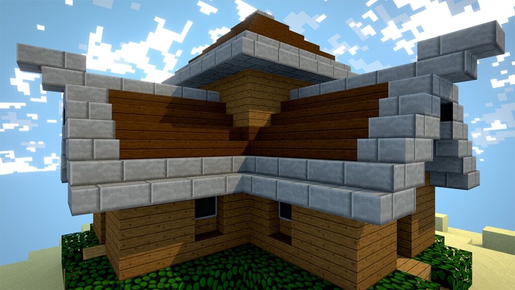 Casa no minecraft passo a passo