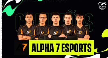 Alpha 7 é a grande campeã da PUBG MOBILE Pro League Brasil Spring 2023