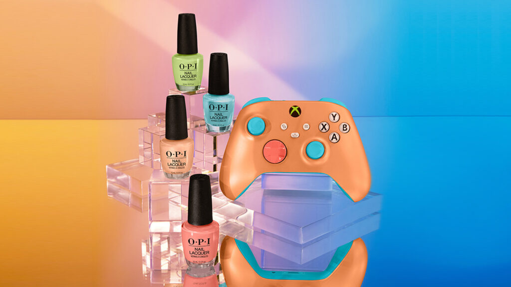 Controle Xbox Sunkissed Vibes OPI Special Edition O Controle de Jogo Mais Estiloso do Mercado