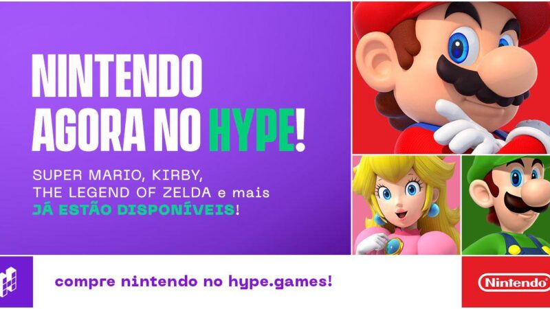Nintendo na Hype Games: Aproveite os melhores jogos para Nintendo Switch!