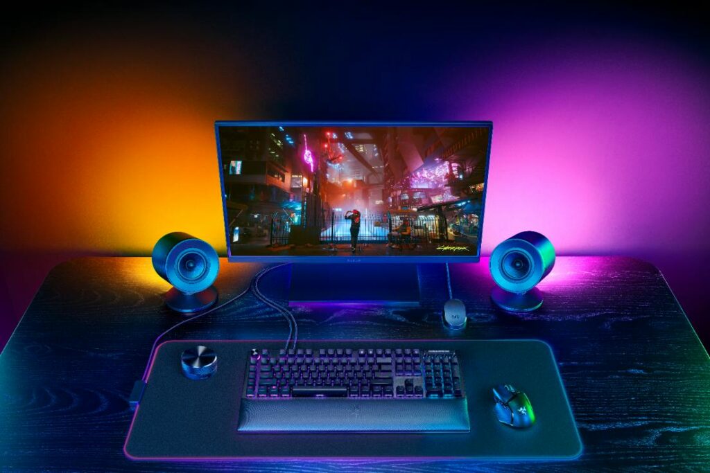 Razer anuncia nova linha de alto-falantes gamer com áudio posicional para PCs
