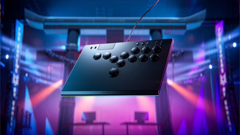 Razer Kitsune: Controle Arcade Óptico para Jogos de Luta no PS5 e PC