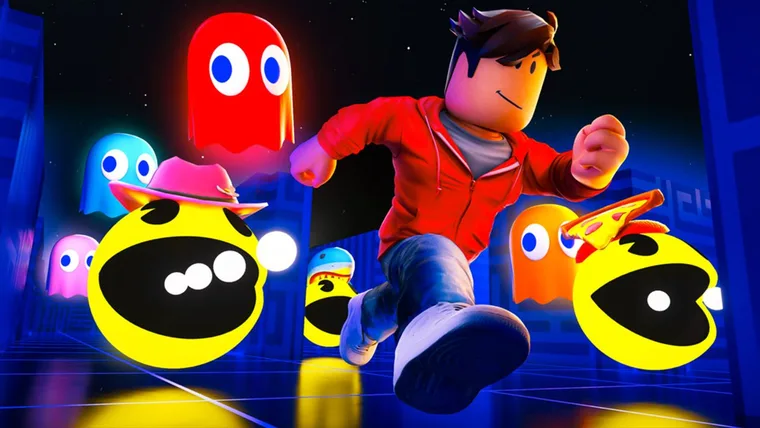 Simulador de PAC-MAN no Roblox: Colete Pets, Coma Dots e Vença GHOSTS!