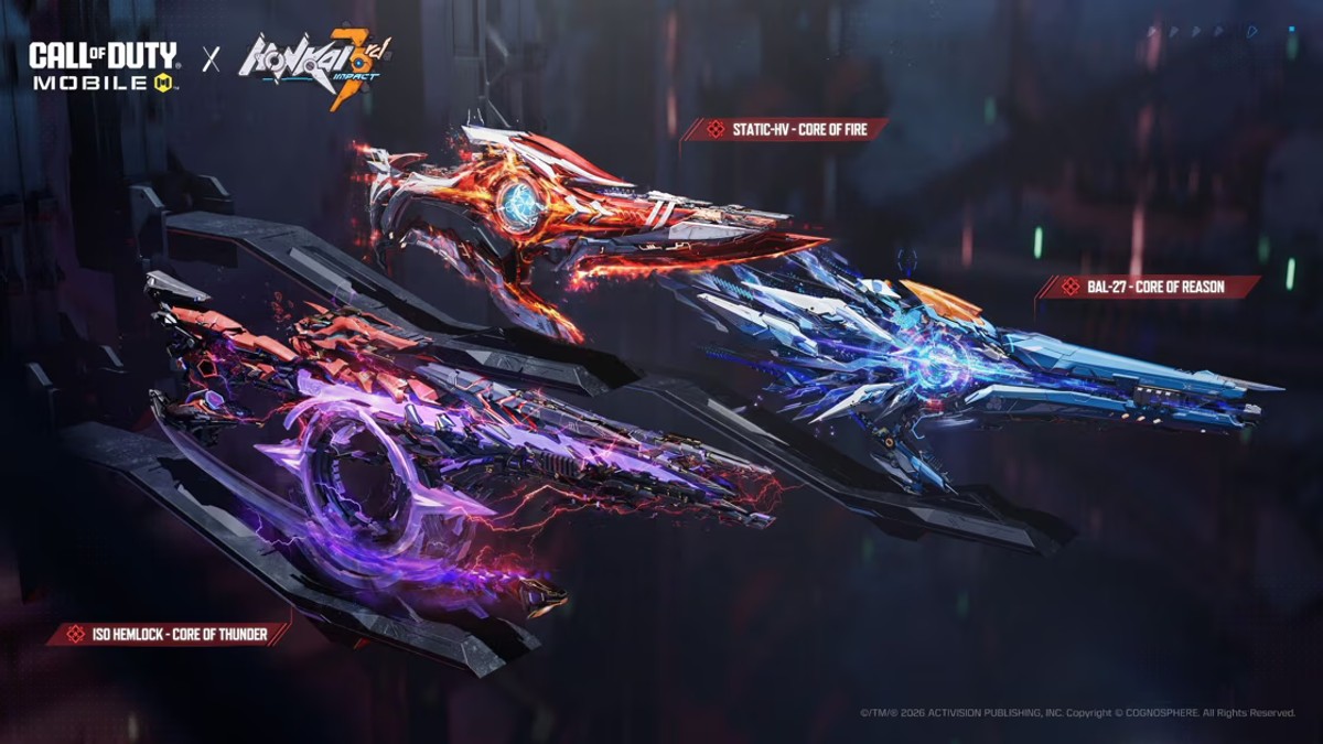 Recompensas e visuais temáticos de Honkai Impact 3rd em Call of Duty Mobile Temporada 8